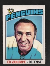 1976-77 O-Pee-Chee #157 ED VAN IMPE PITTSBURGH PENGUINS Clean Sharp