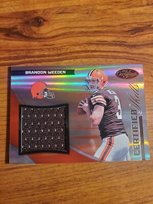 Brandon Weeden 2012 Certified, Certified Skills Materials Rookie RC #21 31/299