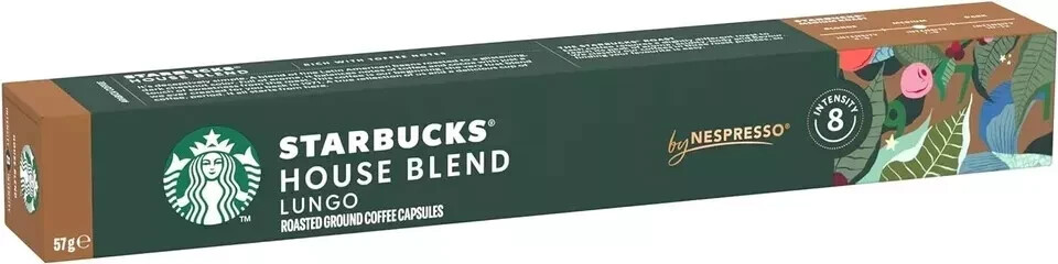 Starbucks Nespresso Medium House Blend 10 X 57 G