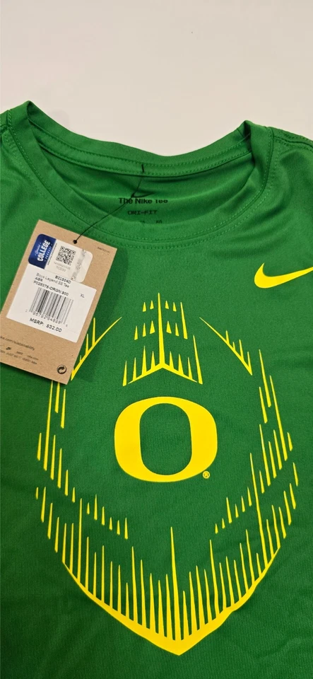 Boys Nike Dri Fit Oregon Ducks Legend Football Licensed T-Shirt - Image 2 of 2