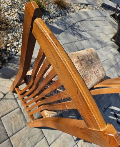 2 Ethan Allen Amercian Artisan Dining Room Side Chairs Arts Crafts Mission Oak B - Picture 12 of 14