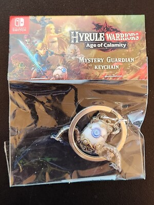 NINTENDO SWITCH HYRULE WARRIORS Age of Calamity MYSTERY GUARDIAN KEY CHAIN PROMO