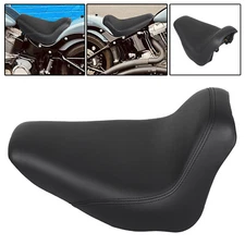 Black Renegade Solo Seat For Harley Heritage Softail Classic FLSTC Deluxe FLSTN