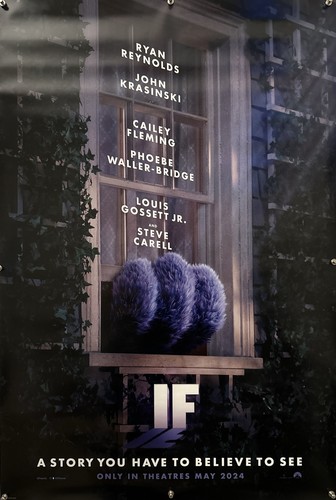IF Original One Sheet Movie Poster - 2024 - RYAN REYNOLDS