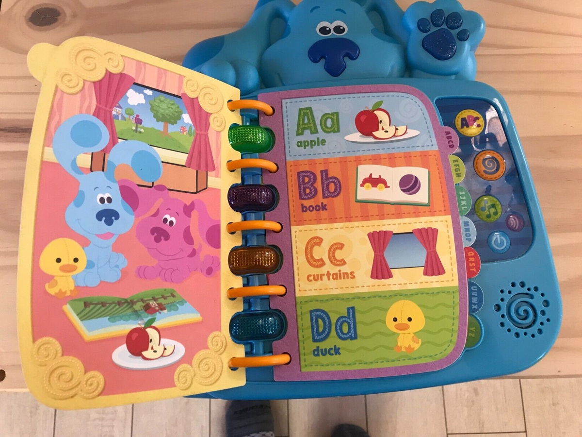 LeapFrog Blues Clues and You! Skidoo Into ABCs Book for Kids, Blue