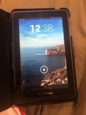 Verizon Ellipsis 7 Tablet 8GB, Wi-Fi  4G LTE Verizon 7in - Black; Model QMV7A