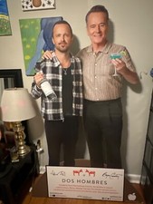 Dos Hombres Life-Size Cutout w/ Aaron Paul and Bryan Cranston. 5.5 Feet tall