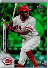 2020 Chrome Ben Baller Edition Green Refractor /99 Aristides Aquino Rookie RC