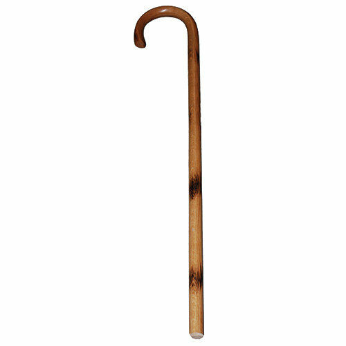 Hickory Stockman Cane Wood Walking Stick Vintage Style 33.5" Length 1" Diameter - Picture 1 of 7