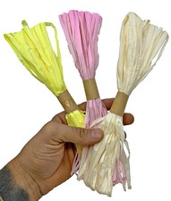 1210 3Pk Colored Raffia Bundles parrot cage toys cages cockatiel african grey