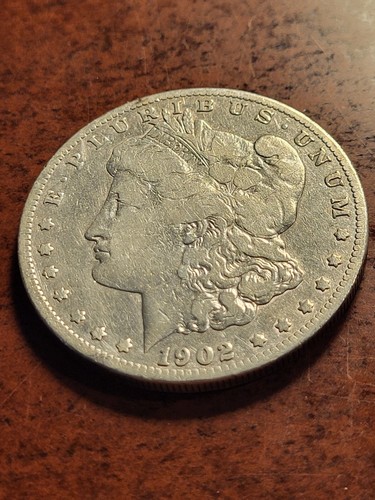 1902 S Morgan Silver Dollar, San Francisco inv12 s64ej