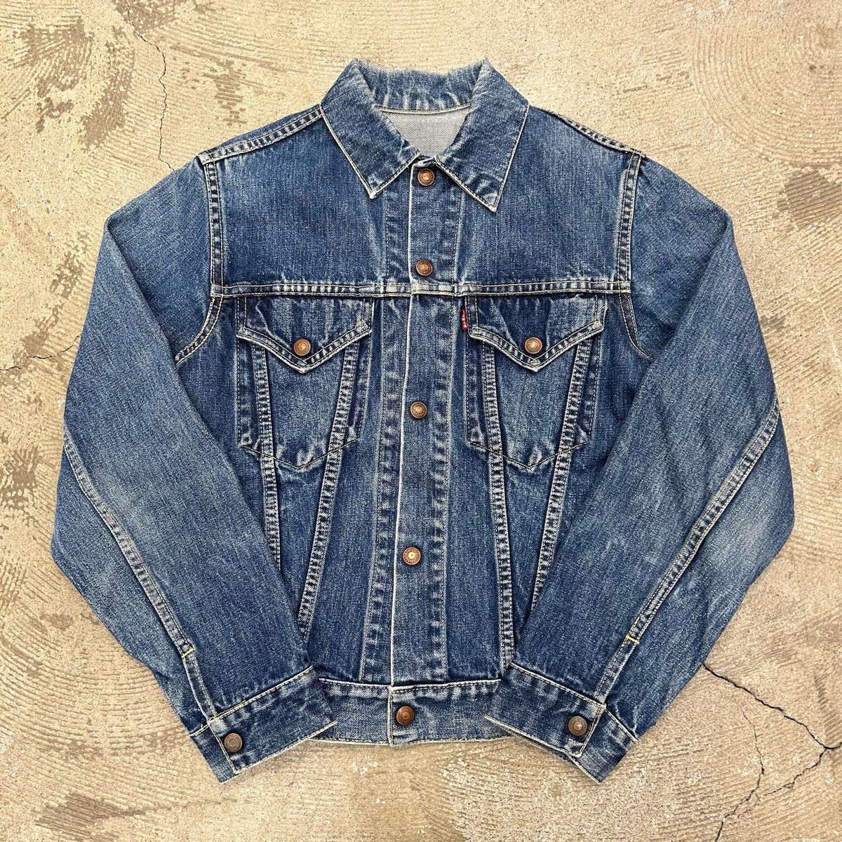 Levi's 60s Vtg Denim Jacket 557BXX Big E Red Tab 2 Pocket Levi's 60s Vtg Denim Jacket 557BXX Big E Red Tab 2 Pocket
