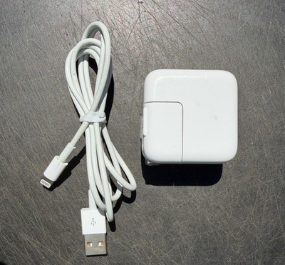 Apple Genuine OEM 12W USB Power Adapter Charger A1401 for iPhone iPad With Cord