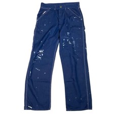 1970s Vintage Sears Denim Carpenter Jeans Painter Pants 32x30 Fits 31 x 29