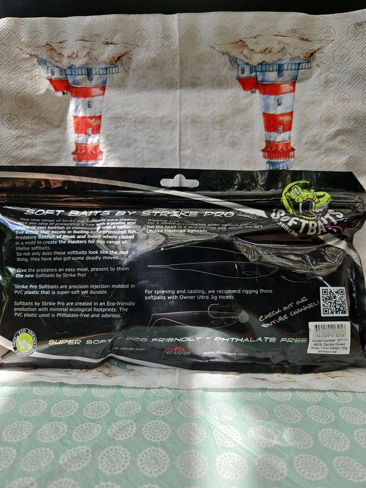 Strike Pro Softbaits SPT17 #008 Zander Queen 17cm 30g Gummifisch - Bild 2 von 2