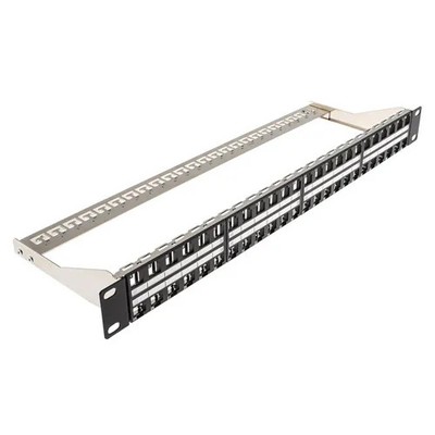 Cablenet 48 Port 1he Unloaded Keystone Patch Panel