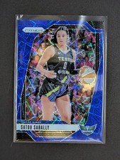 2024 Panini Prizm WNBA Satou Sabally 43 BLUE VELOCITY PRIZM Dallas Wings