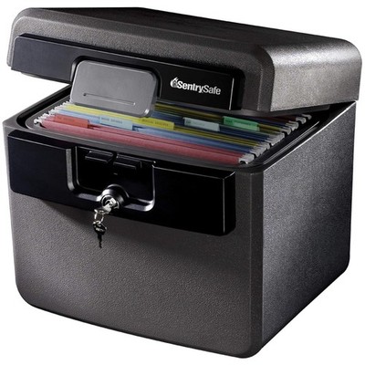Fireproof & Waterproof Safe Box with Key Lock
