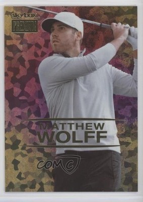 2021 Skybox Metal Universe Champions Star Topaz Matthew Wolff Rookie RC 0il7