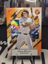 Nick Kurtz 2025 Topps Pristine True Orange Refractor /25 Athletics Sharp L👀K 🤘