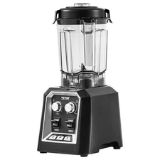 VEVOR Professional Blender, Commercial Countertop Blenders, 68 oz Jar Blender Co