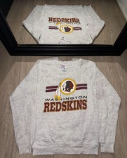 Vintage KIDS / YOUTH 1990s Washington Redskins NFL Crewneck Size L
