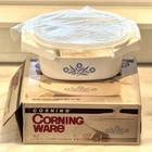 Vintage Corning Ware A-2 Blue Cornflower 2 Qt Casserole Dish PYREX Glass Lid NEW