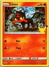 Pokemon McDonald's 25th Anniversary Promos 015/025 Litten NM