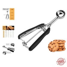 Mini Cookie Scoop 2 Teaspoons/ 10 ml 1/3 oz Cookie Dough Scoop, Cookie Scoops...