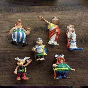 Lot Figurines Astérix, Vintage Et Récentes, Schleich Et Autres, Occasion