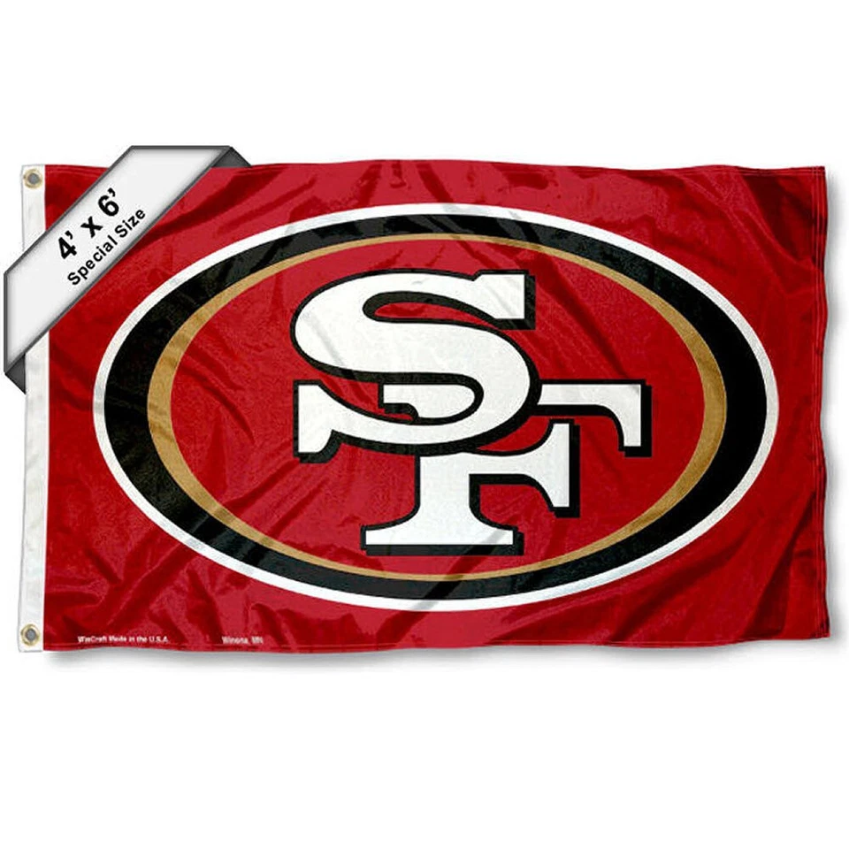 WINCRAFT San Francisco 49ers Big 4x6 Foot Flag