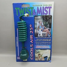 NEW Twist & Mist By Misty Mate Outdoor Cooling Hose Extension Up To 36"