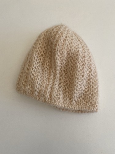 Vintage Woolrich 100% Wool Cream Beanie Sz S - Picture 4 of 9