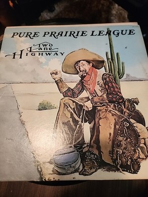 Pure Prairie League - Two Lane Highway ( 1975, Vinyl LP)  Harvest 