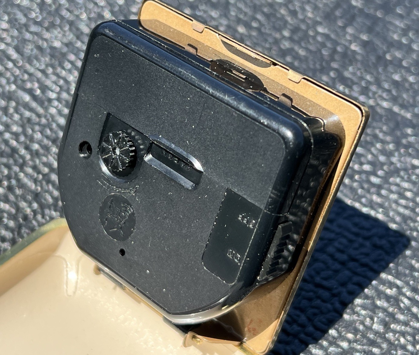 Vintage Spartus JWCII Foldable Travel Alarm Clock Battery 🔋 Luminescent