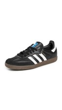 adidas Womens' Samba OG Athletic Shoes - Black/White/Granite
