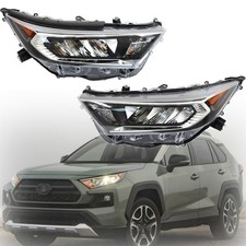 Headlights RH  LH Replacement for 2019-2022 RAV4 LE XLE 811100R140, 811500R140