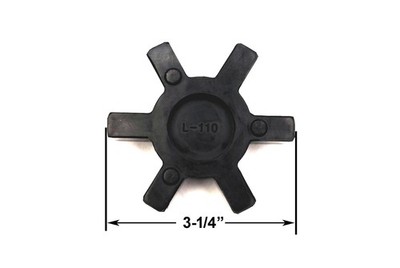 L110 Flexible NBR Rubber Spider Insert Fits L-110 Lovejoy Martin L-Jaw Coupling