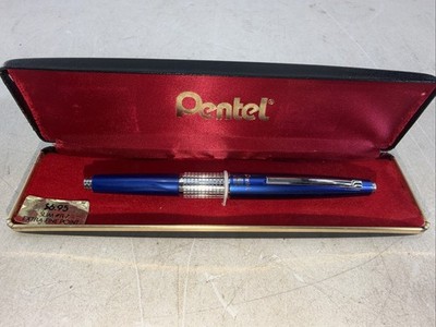 Vintage 80 s Pentel 5 Kerry Client Blue Barrel Mechanical Pencil .5mm Japan