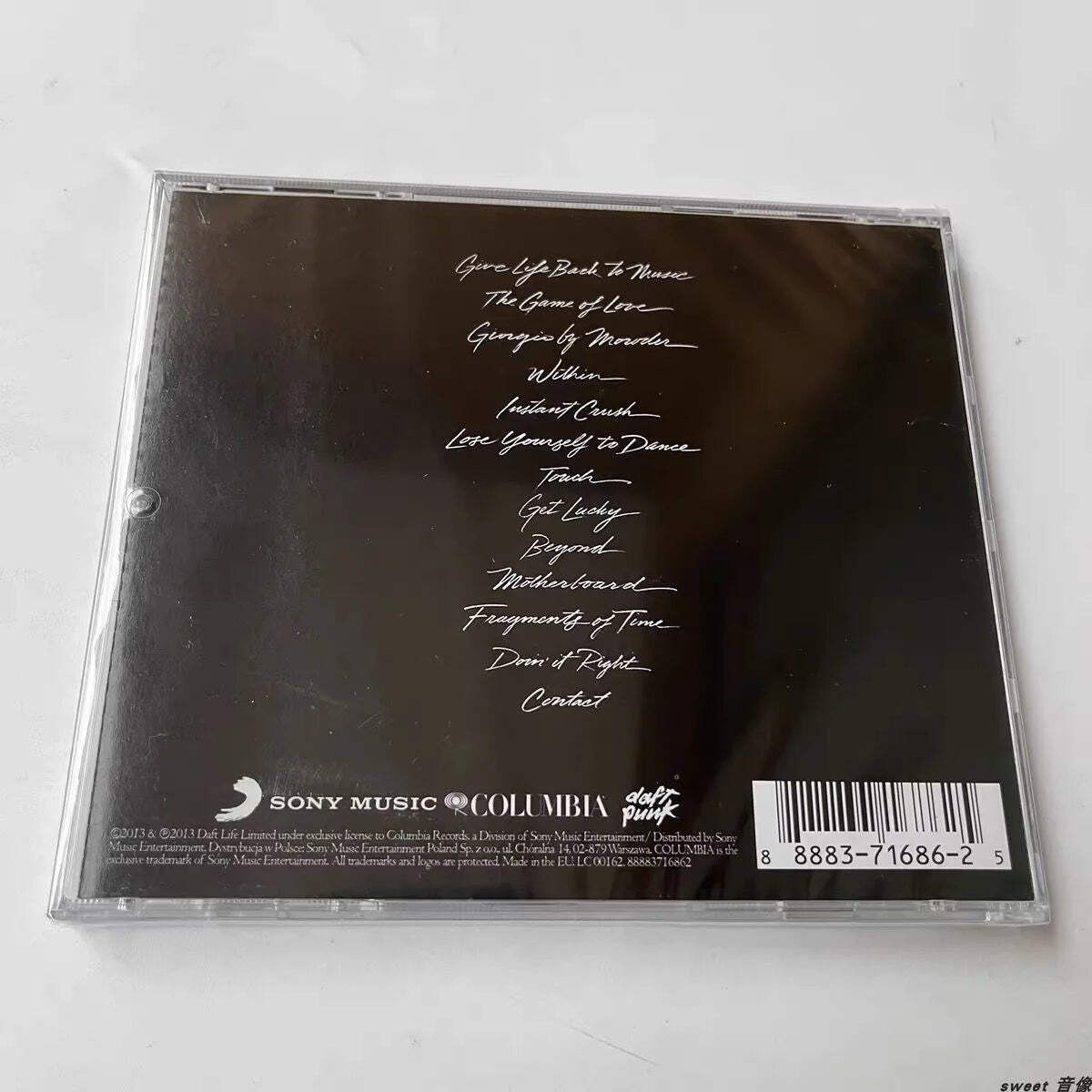 Retro Daft Punk Music CD Random Access Memories Album Cosplay Disc