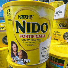 Nestl NIDO Fortificada Dry Whole Milk Can 4.85 lb, 73 Servings