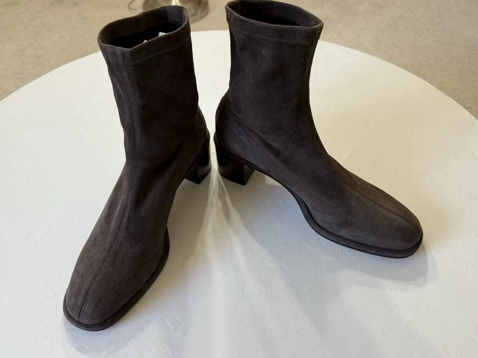 Botas Dear Frances Iris Para Mujer Expresso Marrón Gamuza Elastizadas Talla US 9 EU 39 Foto 4 de 4