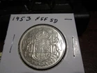 1953 - NSF SD - 50 cent Canada - Canadian half dollar