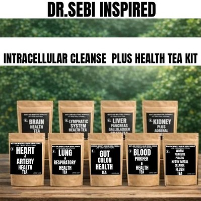 DR.SEBI INSPIRED INTRACELLULAR STEM CELL DETOX CLEANSE RESTORE REGEN  SYSTEM 
