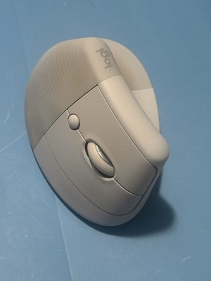 Logitech Lift for Mac Vertical Ergonomic Mouse Wireless Bluetooth Optical White