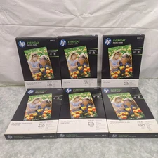 Lot Of 6 Packs HP 50 Everyday Glossy Photo Paper Sheets Letter 4" x 6" New