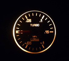 Lamco 40mm Mechanical Boost Gauge Black Amber Impreza Gc8 Wrx Sti Sf5 Bc Bf Jdm