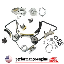 Timing Chain Kit Oil Pump Water Pump VTC Solenoid Fit 07-16 Cadillac Suzuki 3.6L