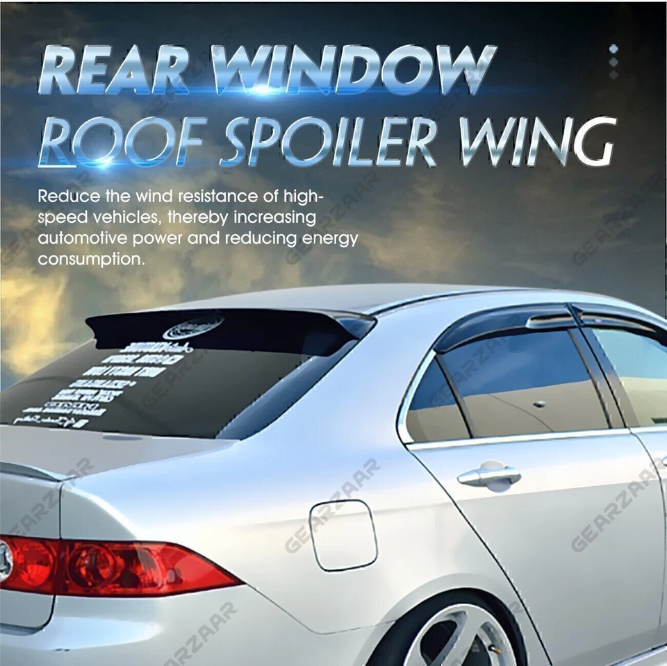 JDM viseira traseira spoiler de teto defletor serve 2004-2008 Acura TSX CL8 */L - Imagem 2 de 4