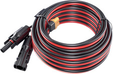 XT60 Adapter to Solar Connector Cable 12AWG 25FT, XT60 to Solar Panel Extension